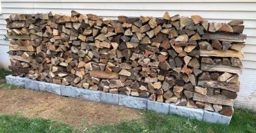 Firewood stack.
