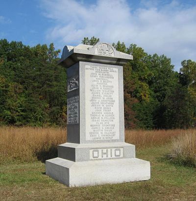 Monument to the 126th Ohio at Bloody Angle