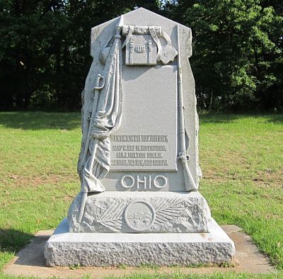 Monument to the 16th Ohio Infantry at Vicksburg