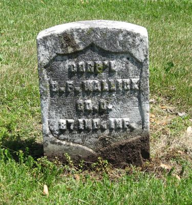 Headstone of Charles F. Wallick