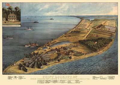 Confederate Prison Camp at Point Lookout, Maryland