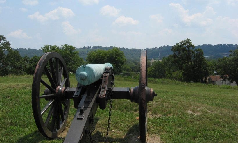 Isaiahs regiment charged up Missionary Ridge from this position