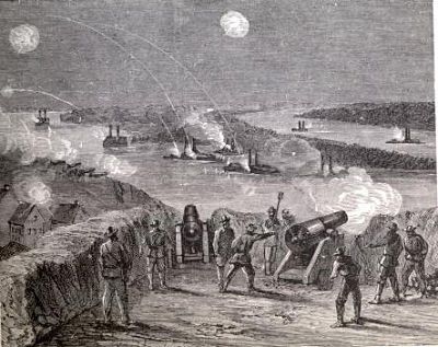 Confederate Batteries at Vicksburg, April 16, 1863
