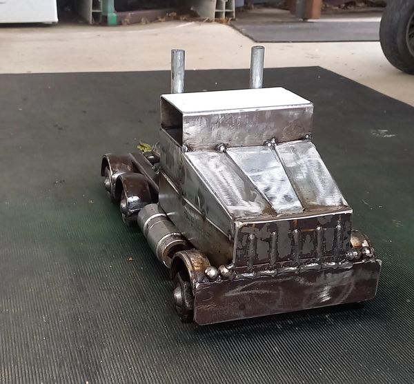 Metal Truck out of scrape steel