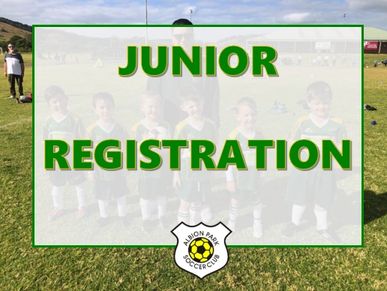 Playfootball registration for Junior players aged between 5 to 18 years of age. 
Online registration