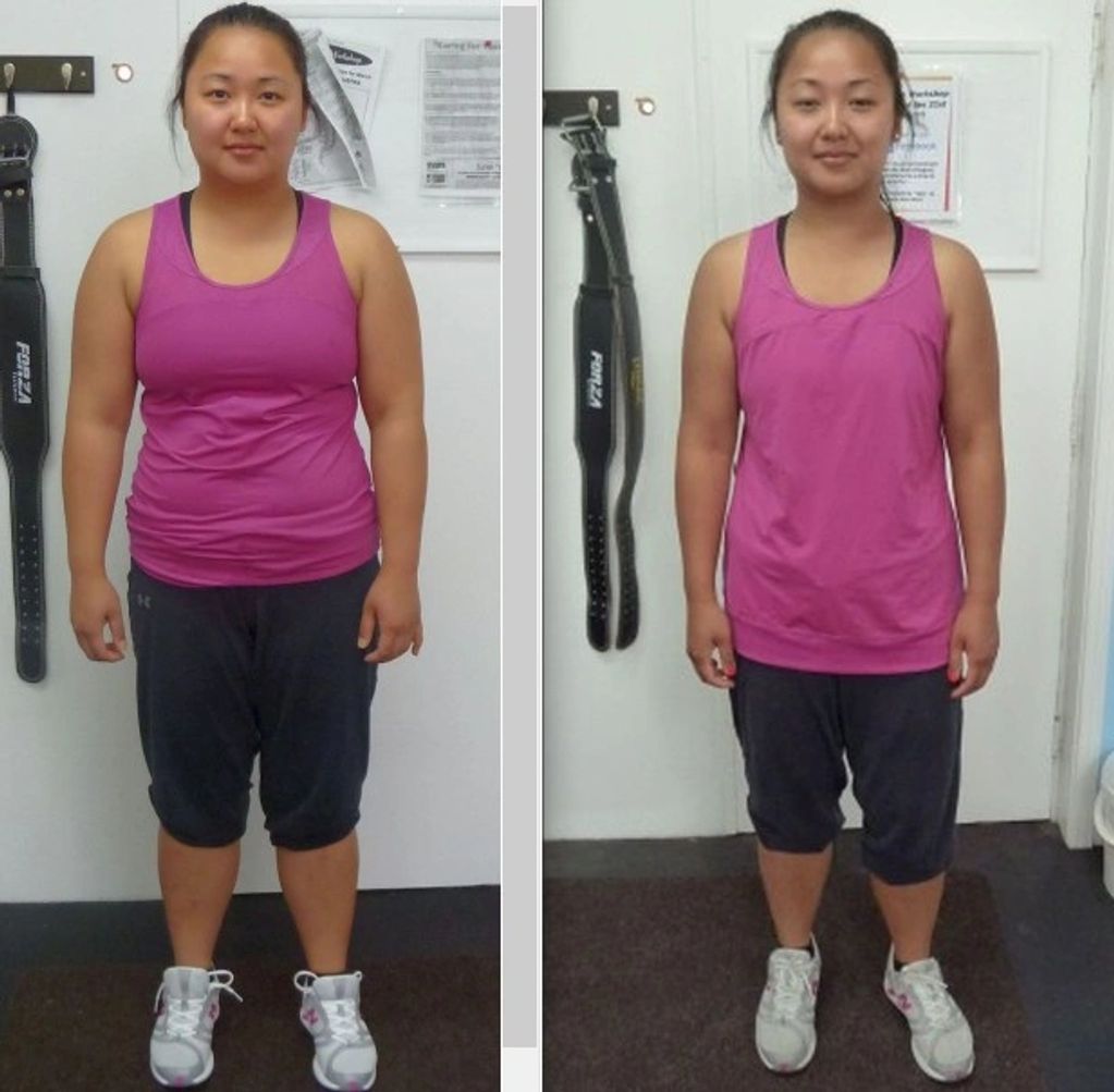 Scarborough Personal training - client showing her weight loss