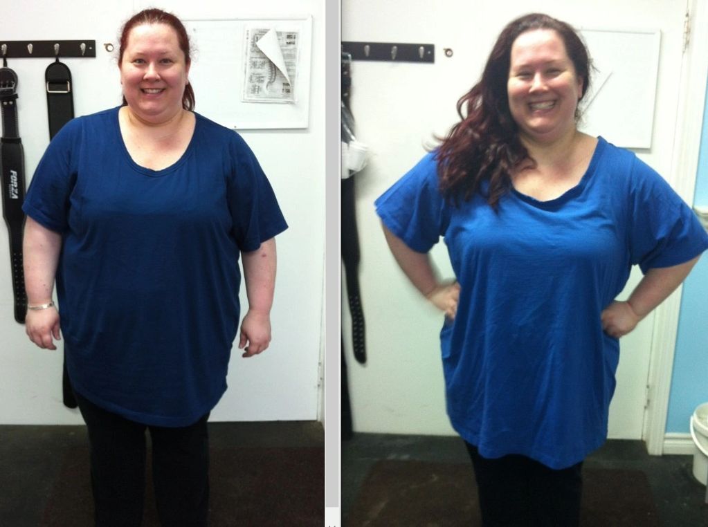 Scarborough Personal training client showing her weight loss