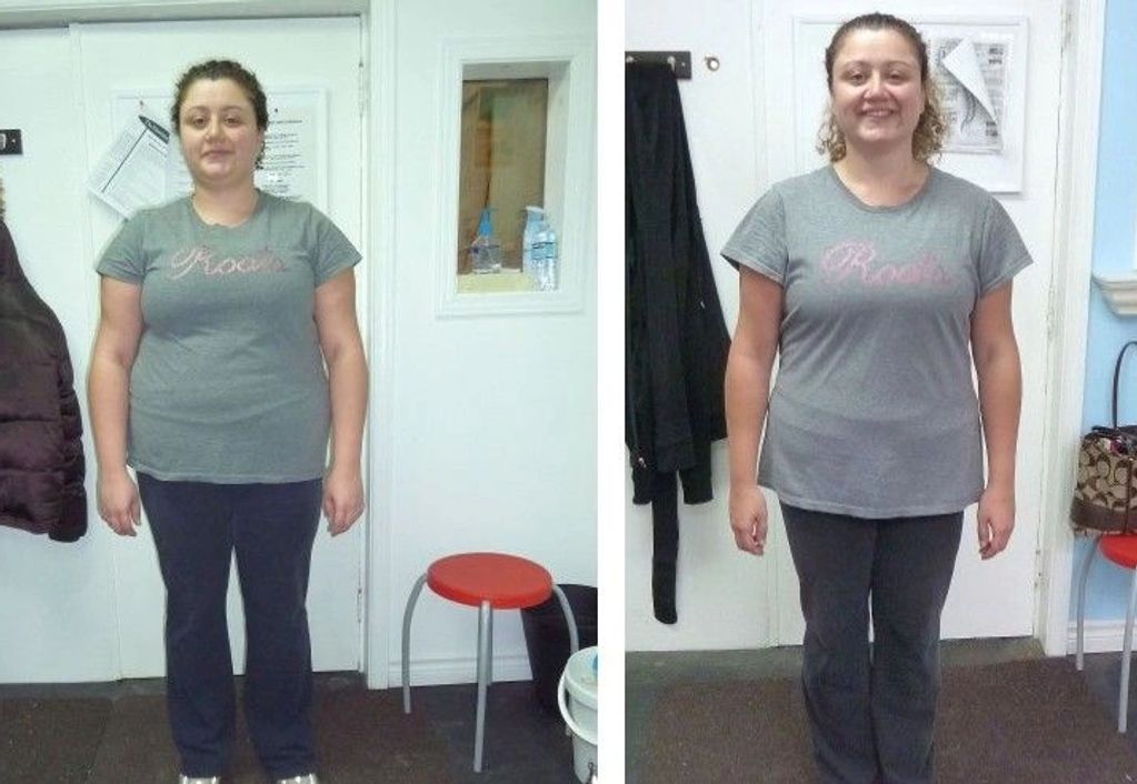 Scarborough Personal training - client showing her weight loss