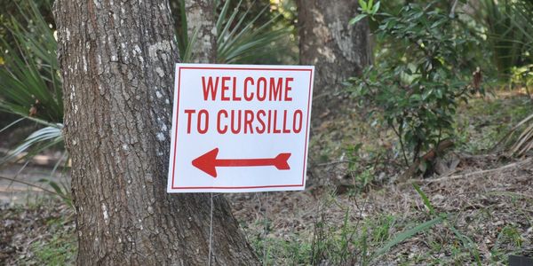 Welcome to Cursilo Entrance Sign