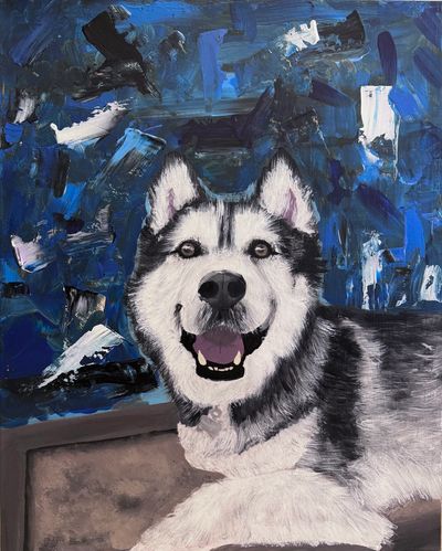 Ash being a good boy!