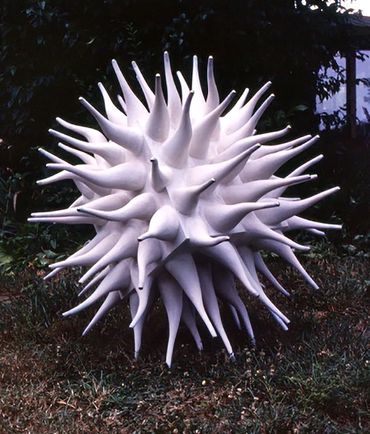 Large Bean Tips on a Cube (Paint, Wood)