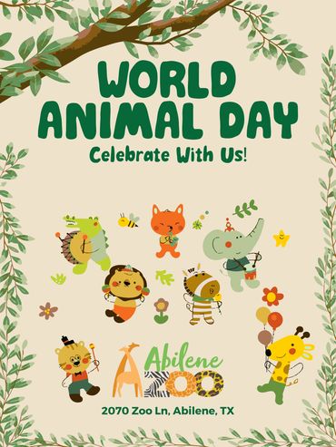 Poster design for Abilene Zoo.