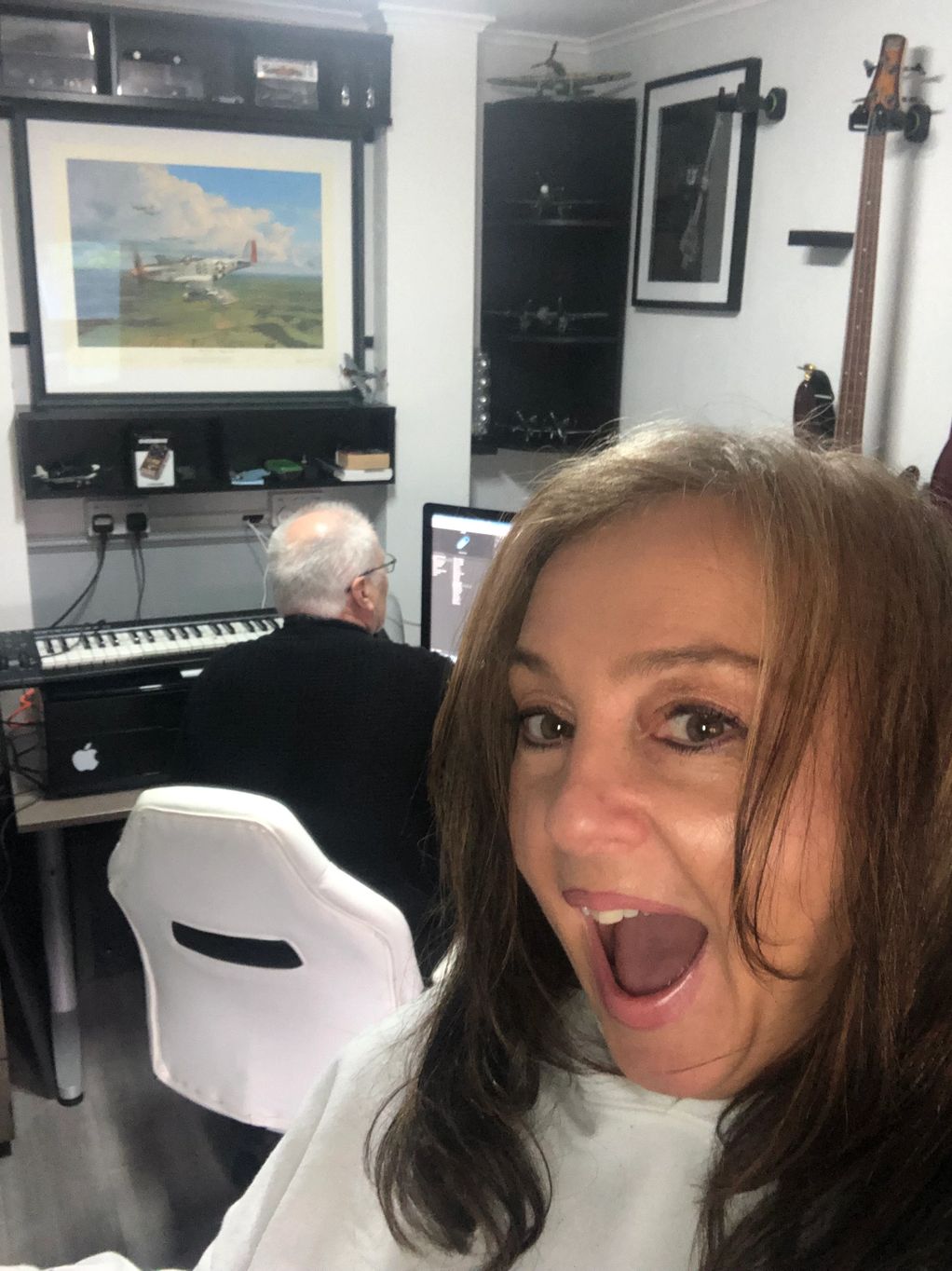 In the recording studio