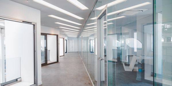 This shows an office space.