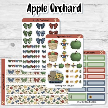 Apple Orchard Planner Sticker Kit