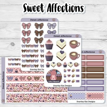 Sweet Affections Sticker Kit for Planners