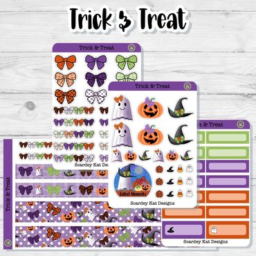 Halloween Planner Sticker Kit