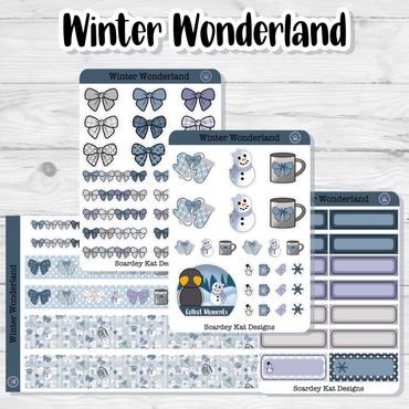 Winter Wonderland Sticker Kit for Planners