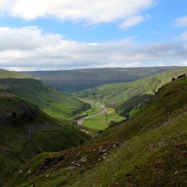 The beautiful area of Swaledale