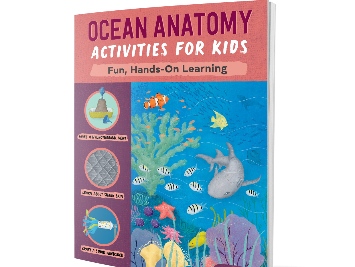 An image of the book title " Ocean Anatomy Activities for Kids"