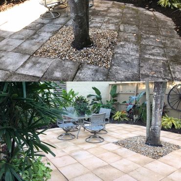 Commercial and professional business pressure washing, stone cleaning in Sanford and Heathrow