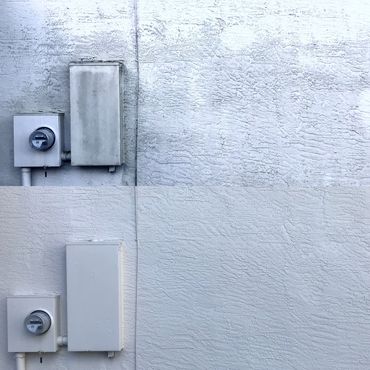 stucco wall house wash