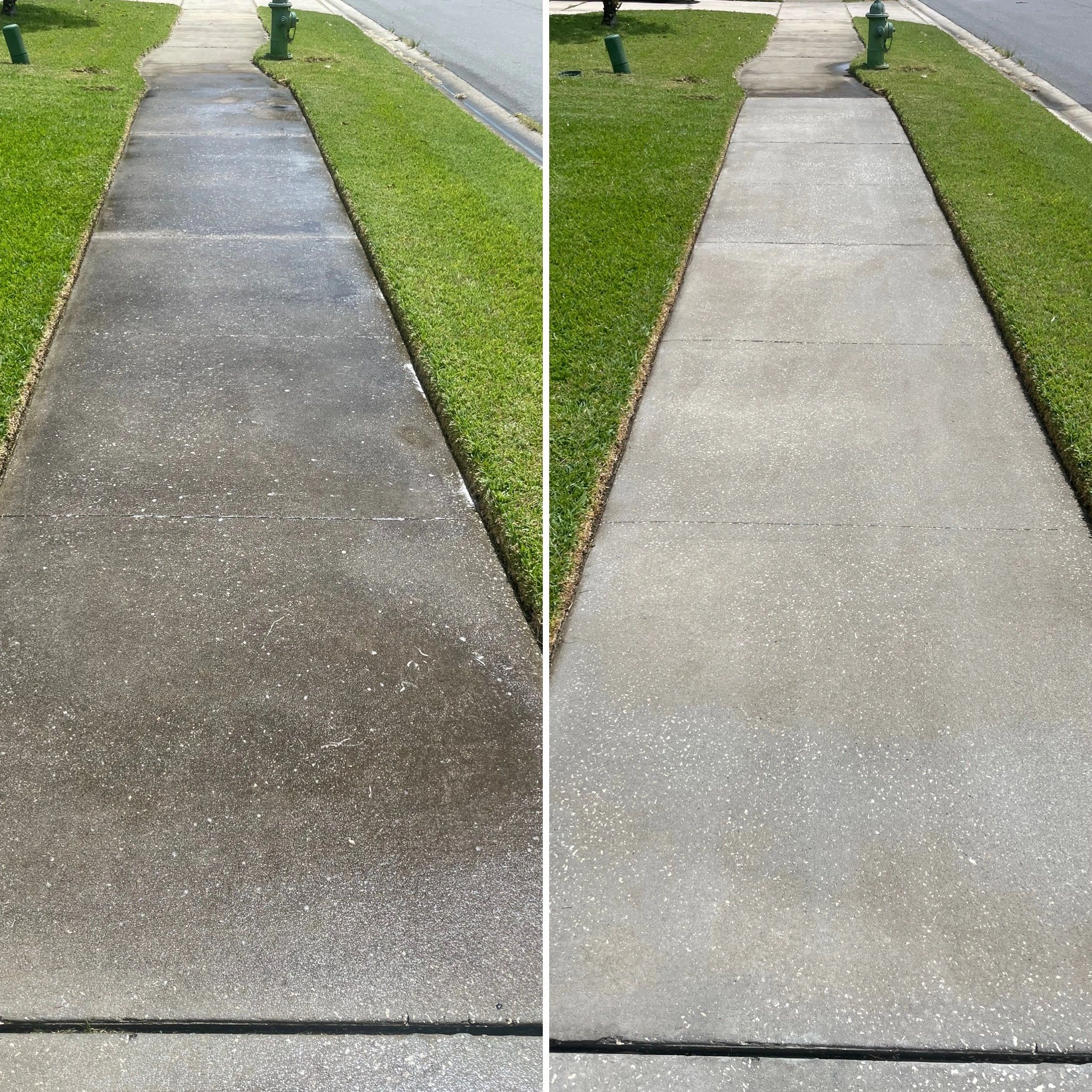 Sidewalk Pressure Washing in Sanford Florida