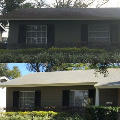 Pressure washing, soft washing, exterior cleaning and roof cleaning in Sanford and Lake Mary Florida