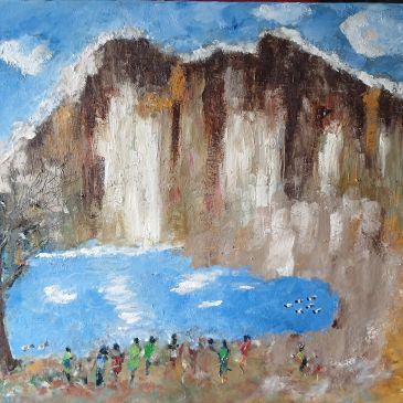 art. Walter Fernandes. art therapy. Join. participate. Parkinson's therapy.