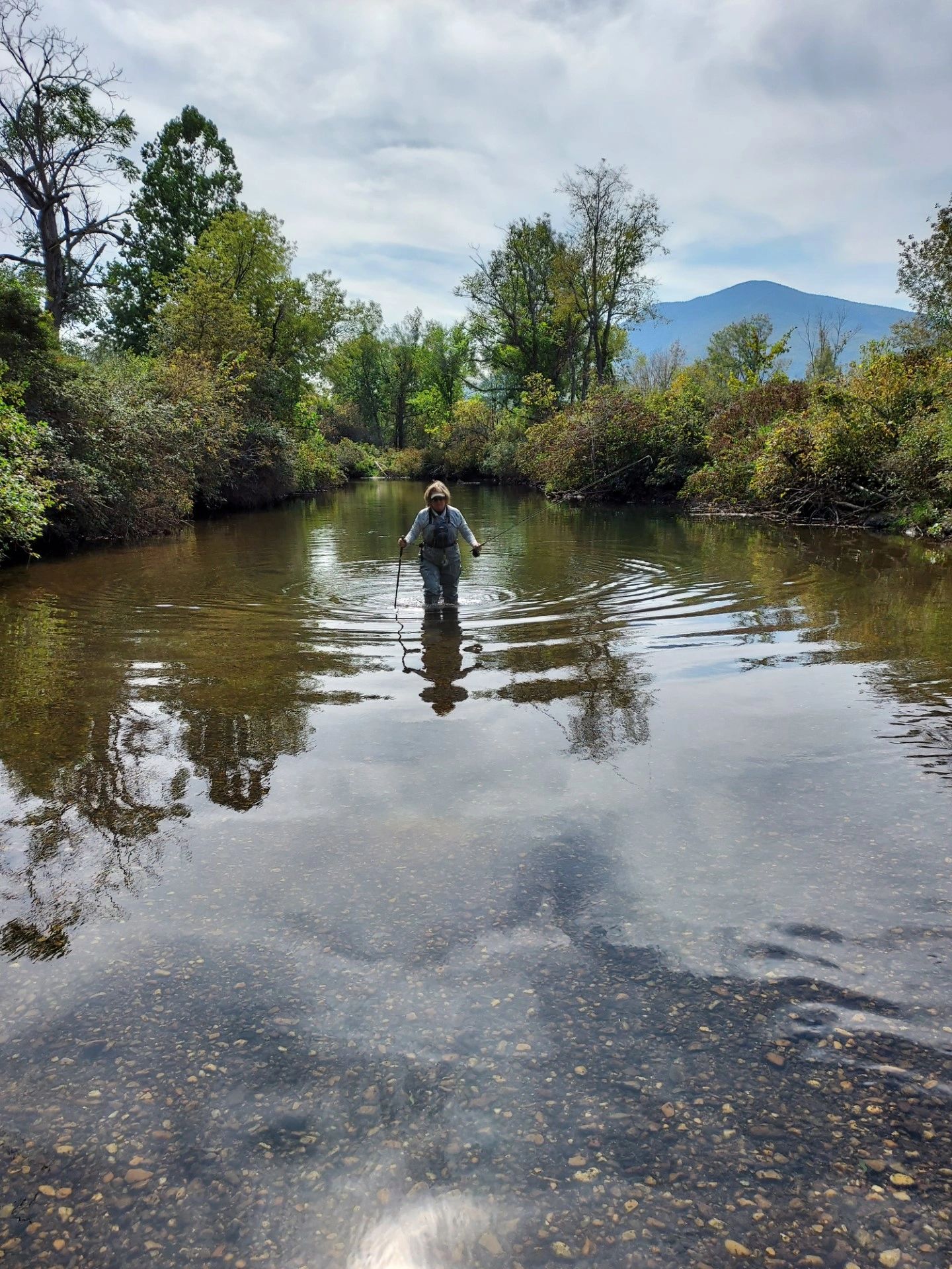 Otter Creek Trophy Section, Vermont, Dagmar fly fishing