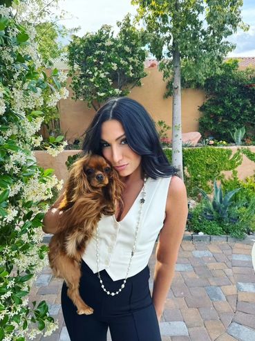 Joanne and her dog Lucy