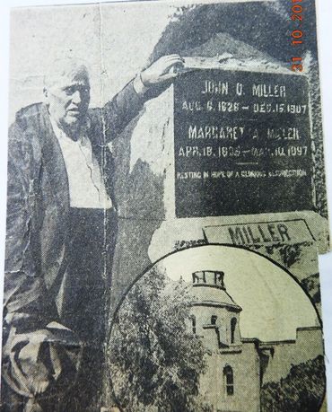 Mausoleum corner stone