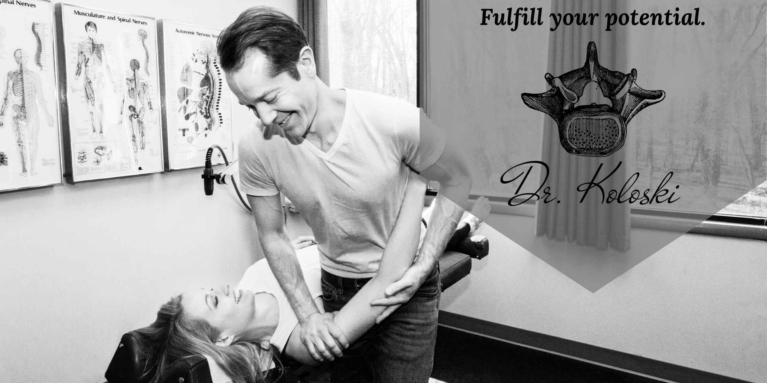 Chiropractor Dr. John F. Koloski, Chiropractic Adjustment, Shoulder