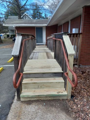 Deck repair.