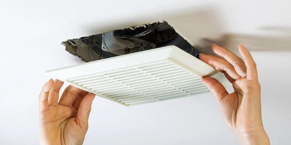 Bathroom ceiling fan replacement in Bristol CT