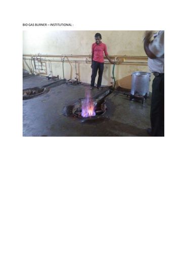 BURNER INSTITUTIONAL TYPE