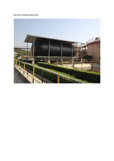 BIOGAS STORAGE BALOON 2