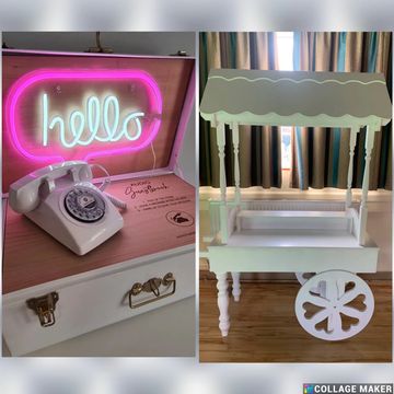 Candy cart and Audio guest book