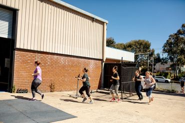 group fitness mums bubs canberra post-natal group training pilates lose baby weight F45 Gungahlin