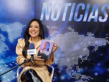 Natalia Trejos on the news in Colombia.