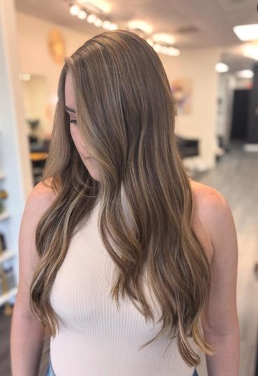 Long Layered Balayage Highlight