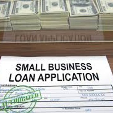 An Application with the words Small Business application written on it.