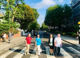The famous Abbey Road Crossing
