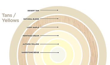 Color wheels displaying exterior siding options.