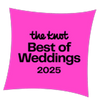 The Knot Best of Weddings award 2025