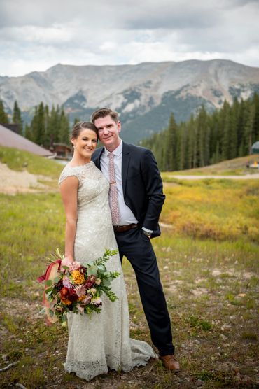 Fall wedding in Copper Mountain, Colorado