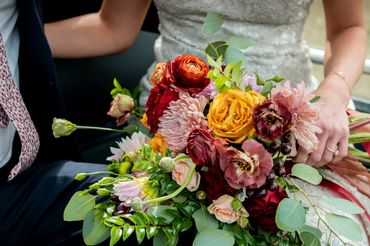 Fall bouquet, Copper Mountain wedding