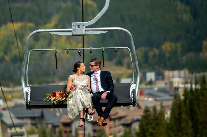 wedding planner, colorado wedding planner, mountain weddings, ski lift weddings, wedding design