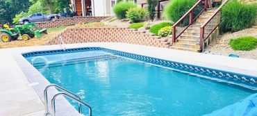 16x36 Rectangle
Full End Step
8' Sun Ledge
Emerald Ends
Stamped Concrete Collar