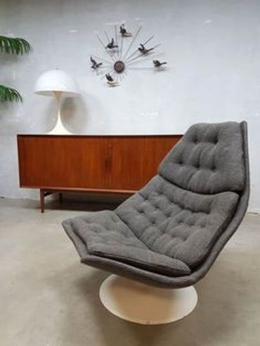 Artifort F500 fauteuil, ontwerp Geoffrey Harcourt, toonbeeld van modern Nederlands design